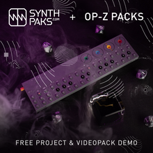 Load image into Gallery viewer, synthpaks.com and OP-Z Packs Demo